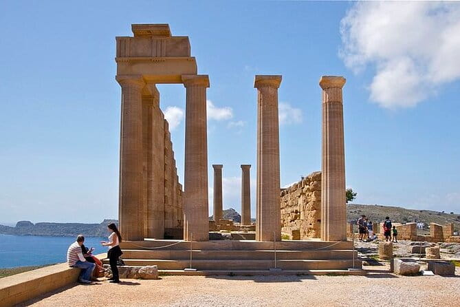 Rhodes Medieval town and Lindos Acropolis guided tour with Minibus . - Exploring Lindos Acropolis at Your Own Pace