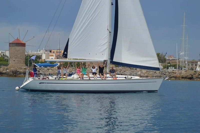 Rhodes: Sailing Yacht Cruise with Food & Drinks (SmallGroup) - Entering the World of Rhodes’ Coastal Charm