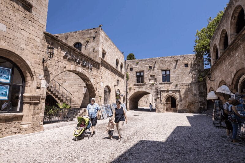 Rhodes: Sightseeing Walking tour in Jewish Quarter of Rhodes - Returning to the Palace and Final Impressions