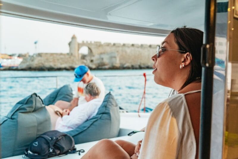 Rhodes: Sunset Catamaran Cruise with Dinner Buffet & Drinks - Who Is This Experience Best For?