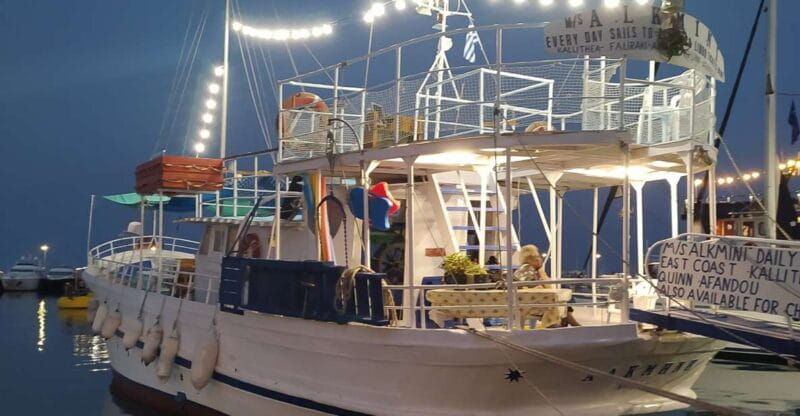 Rhodes Town: Anthony Quinn, Kalithea & Afandou Boat Cruise - Key points / Takeaways