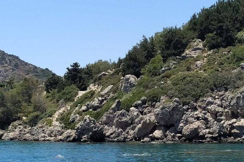 Rhodes Town: Anthony Quinn, Kalithea & Afandou Boat Cruise - Kallithea Bay and Its Underwater Life