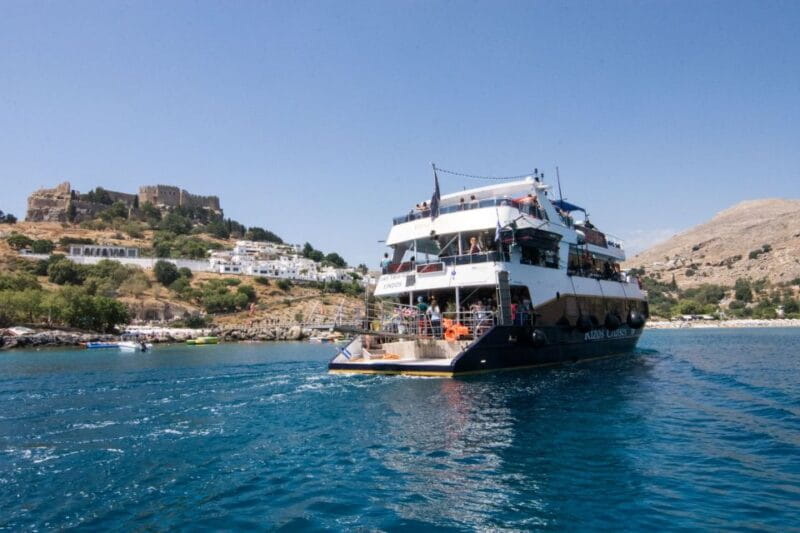 Rhodes Town: Boat Trip to Symi Island and St Marina Bay - Returning to Rhodes: A Relaxed Evening Cruise