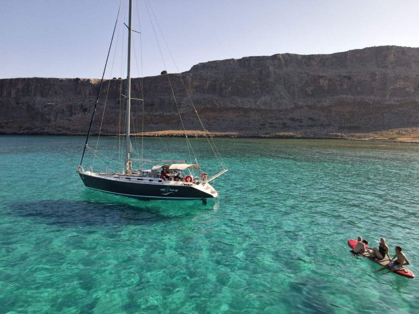 Rhodes Town: Private Sailing Cruise With Swim Stops & Meal - Key Points
