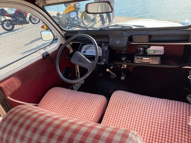 Ride with a Citroen 2CV Dolly 1989 Red-White for 12 hours - The Sum Up: The Charm of Crete in a Vintage Car