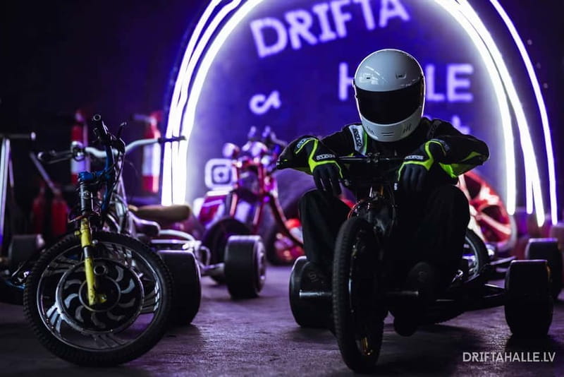 Riga | Drifta Halle: Extreme 20 minute ride on a drift trike - Price and logistics