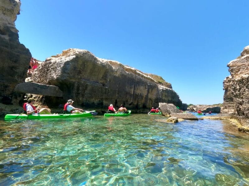 Roca Vecchia: Kayak and Canoe Tour to La Grotta della Poesia - Exploring the Coastline of Roca Vecchia