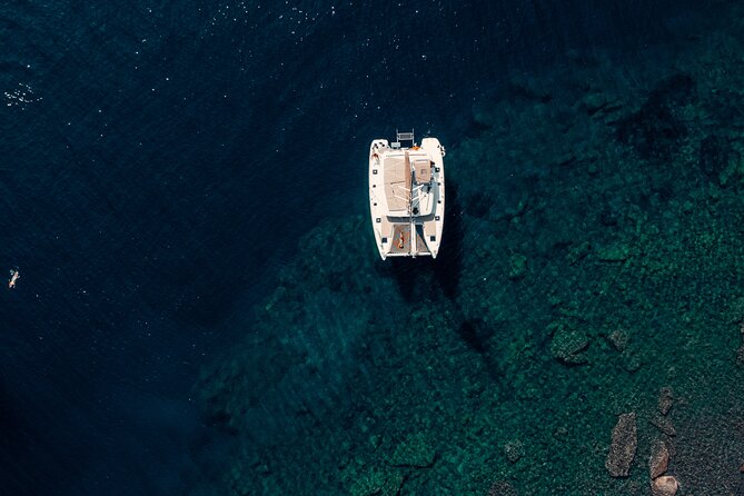 Romantic Sunset Catamaran Caldera Cruise Incl. Meal & Drinks - Inclusions and Amenities