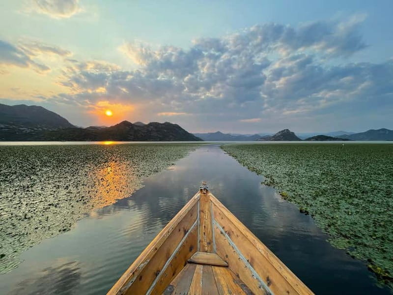 Romantic Sunset tour on Skadar lake with drinks and snacks - Entering the Experience: A Peaceful Two Hours on Lake Skadar