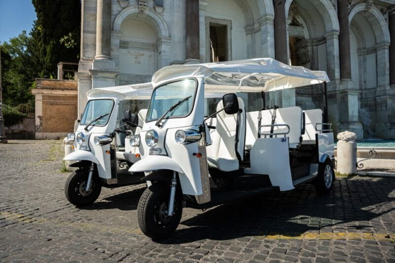 Rome: 2-Hour Vip Tuk-tuk tour with Hotel Pickup and Prosecco - Key points / Takeaways