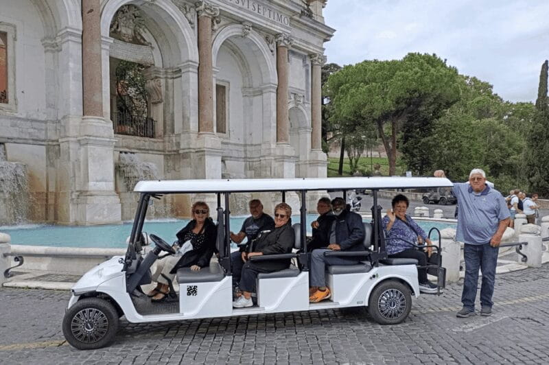 Rome: 3-hour guided city tour by electric golf cart - FAQ