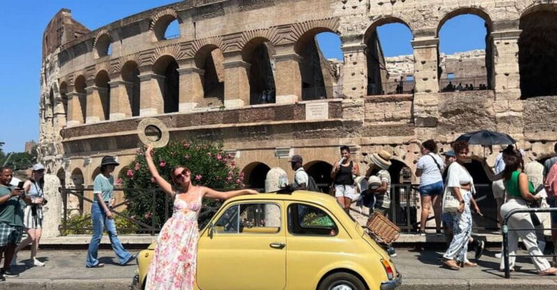 Rome: 3 hour panoramic tour of Rome with a vintage Fiat 500 - Key Points / Takeaways