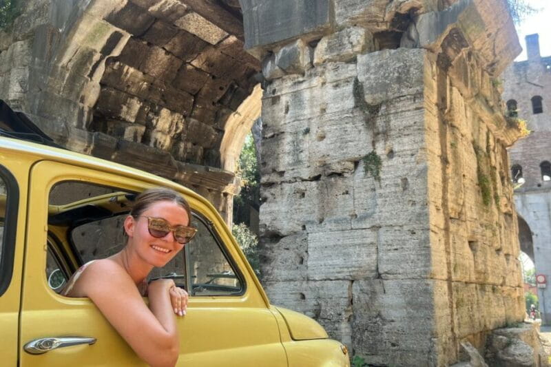 Rome: 3 hour panoramic tour of Rome with a vintage Fiat 500 - Key points / Takeaways