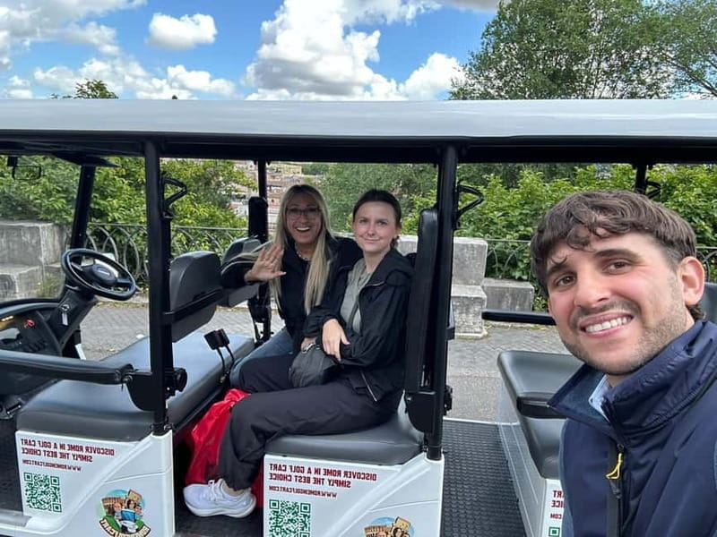 Rome: 4 hours Deluxe Golf cart Personalised Sightseeing tour - Entering the Roman Streets in Style