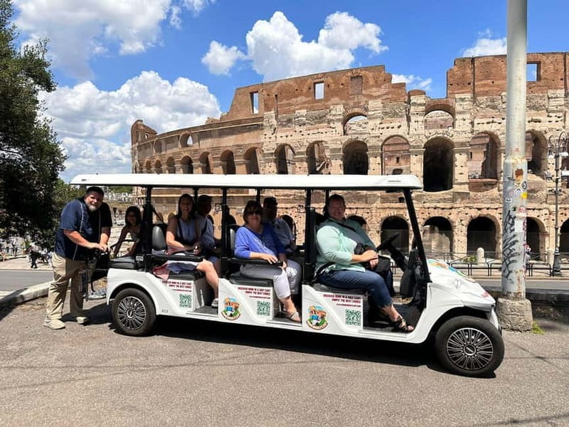 Rome: 4 hours Deluxe Golf cart Personalised Sightseeing tour - Trevi Fountain and the Colosseum in Minutes