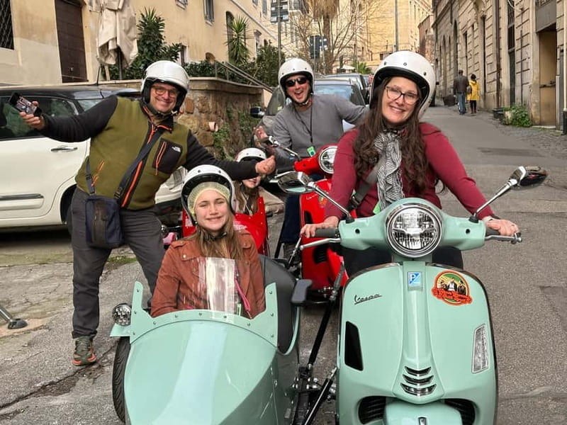 Rome by Vespa: Private guided tour in Sidecar vintage style - Starting Off in Trastevere: The First Glance at Rome’s Charm