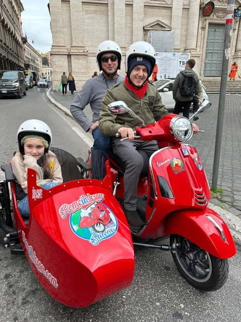 Rome by Vespa: Private guided tour in Sidecar vintage style - The Experience of Riding in a Vespa Sidecar: A Bit of Thrill and Comfort