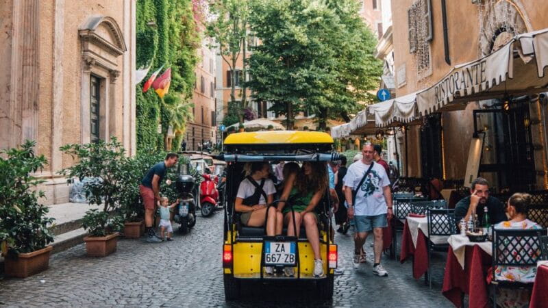 Rome: City Highlights Tour by Electric Golf Cart - The End & Free Time at the Colosseum