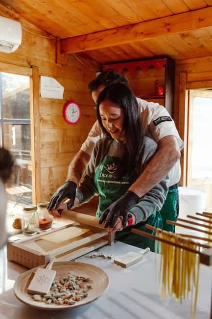 Rome: Combo Pizza and Pasta Cooking Class with Wine - Pasta Making: A Variety of Fresh Noodles