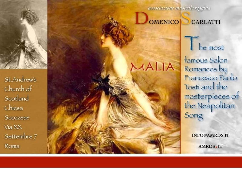 Rome: Concert Performance in Costume - Malia, The Musical Parlor of the 1800s. - The Unique Charm of the Musical Parlor of the 1800s
