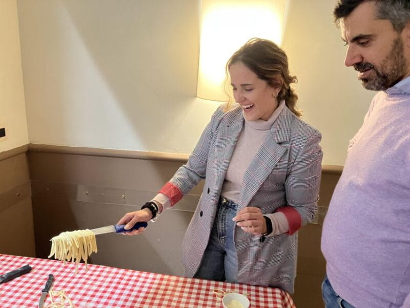 Rome Cooking Class: Handmade Tonnarelli Pasta & Tiramisu - Key points / Takeaways