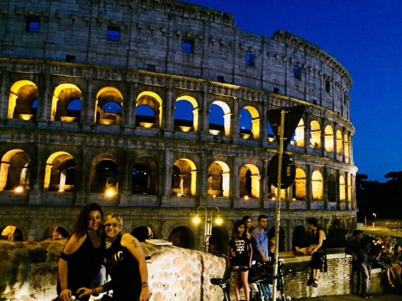 Rome: E-Bike Night Tour with Food and Wine Tasting - Starting Point and Orientation