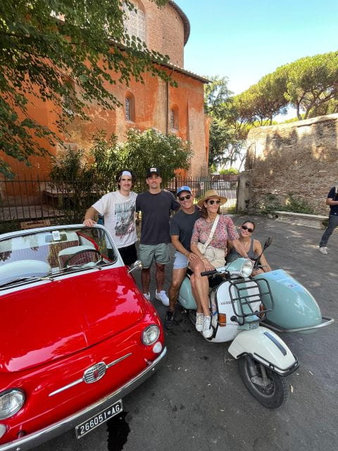 Rome: Evening Fiat 500 and Vespa Prosecco Tour - Key Points / Takeaways