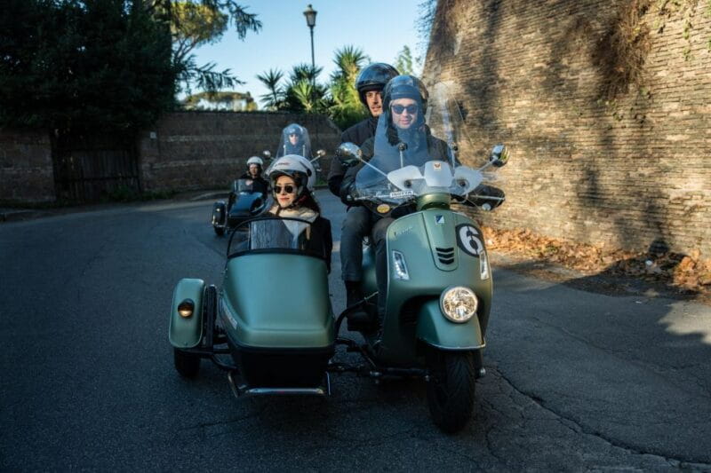 Rome: Evening Vespa Sidecar City Tour - Key points / Takeaways