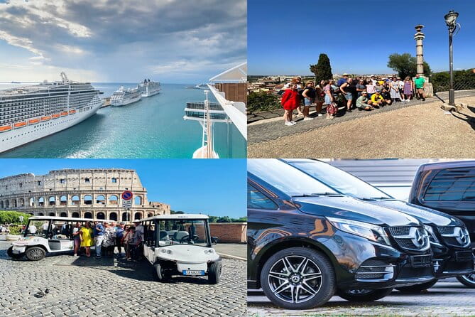 Rome: Exclusive 6 hour sightseeing tour in Golf cart for Cruisers - Key Points / Takeaways