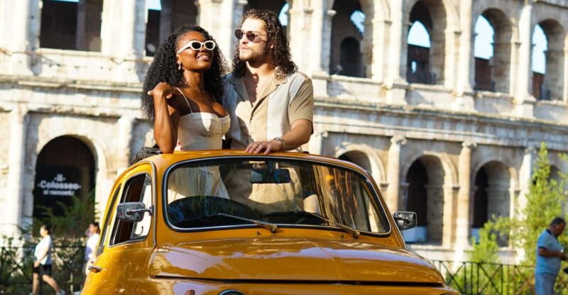 Rome Fiat 500 Tour with Professional Photoshoot - Exploring the Route: What You Will See and Do