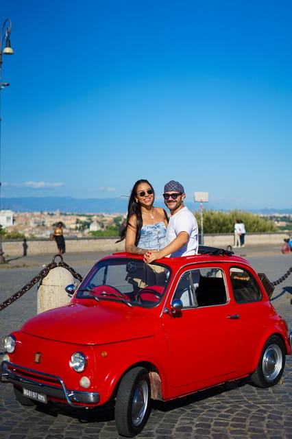 Rome Fiat 500 Tour with Professional Photoshoot - FAQ