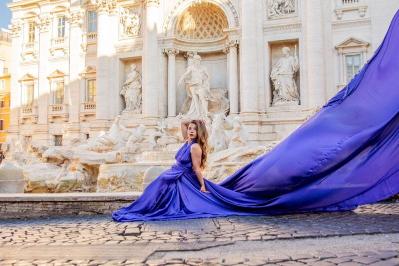 Rome: Flying Dress Photoshoot at Trevi Fountain - Who Will Love This Experience?