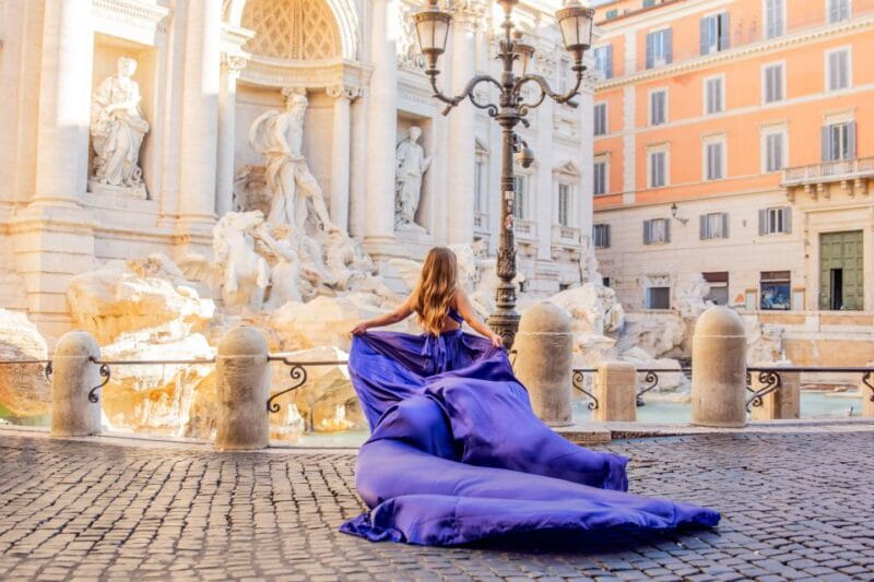 Rome: Flying Dress Photoshoot at Trevi Fountain - The Logistics: Booking and Practical Tips