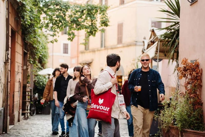 Rome Food Tour: Trastevere Aperitivo, Wine & Pasta Dinner - Exploring Trastevere through Food and Wine