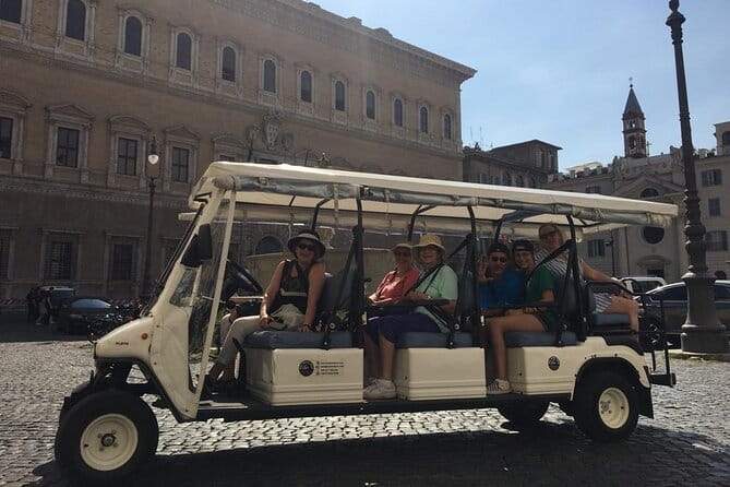Rome for cruisers: transfer by Minivan + 4-hour tour by Golf Cart - FAQ