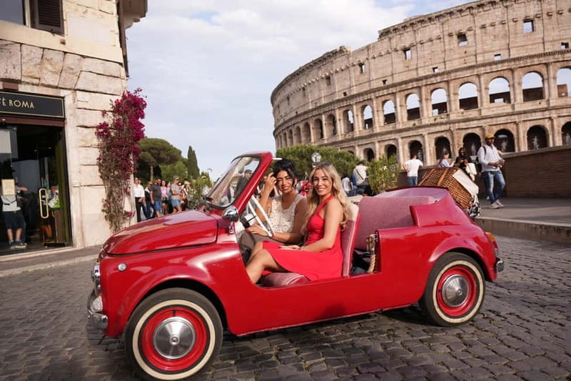 Rome in a Fiat Jolly: Exclusive Vintage Ride & Photo Tour - Key points / Takeaways