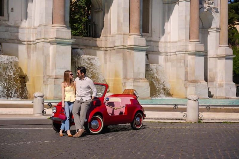 Rome in a Fiat Jolly: Exclusive Vintage Ride & Photo Tour - The Charm of Janiculum Hill