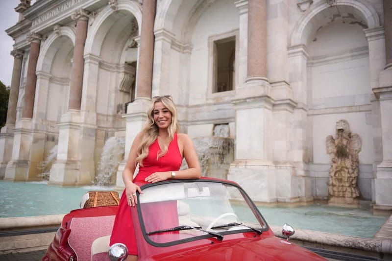 Rome in a Fiat Jolly: Exclusive Vintage Ride & Photo Tour - Trastevere and Castel Sant’Angelo