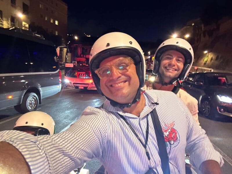 Rome in GoldenHour Private Vespa Sidecar Sunset Tour &Spritz - Key points / Takeaways