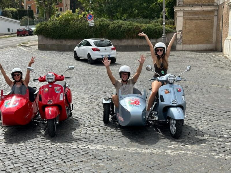 Rome in GoldenHour Private Vespa Sidecar Sunset Tour &Spritz - An in-Depth Look at the Sunset Vespa Sidecar Tour in Rome