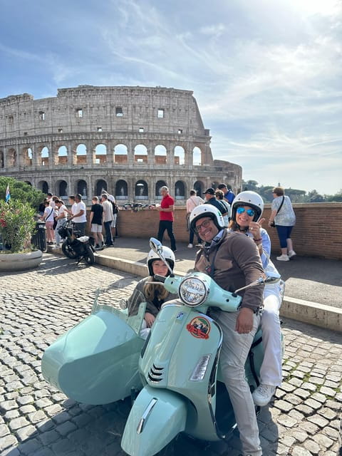 Rome in Vespa 90 min Vespa Sidecar PrivateTour with Gelato - Exploring Rome in a Vespa Sidecar – A Practical and Playful Tour