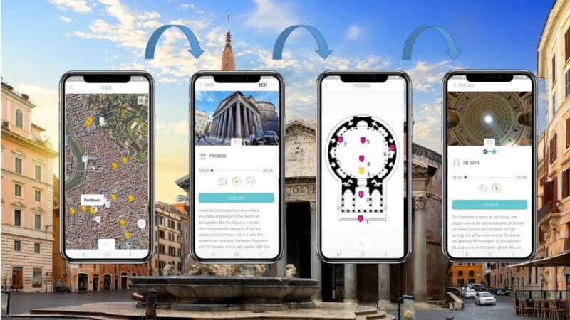 Rome: Monuments Audio Guide with Pantheon, no entry ticket - FAQ