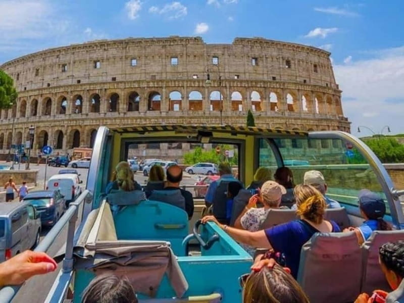 Rome: Panoramic Bus - One Run Tour with Audio Guide - Key points / Takeaways