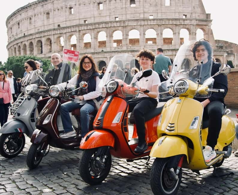 Rome: Personalized 2-Hour Vespa Ride  No Driving Needed - Key points / Takeaways