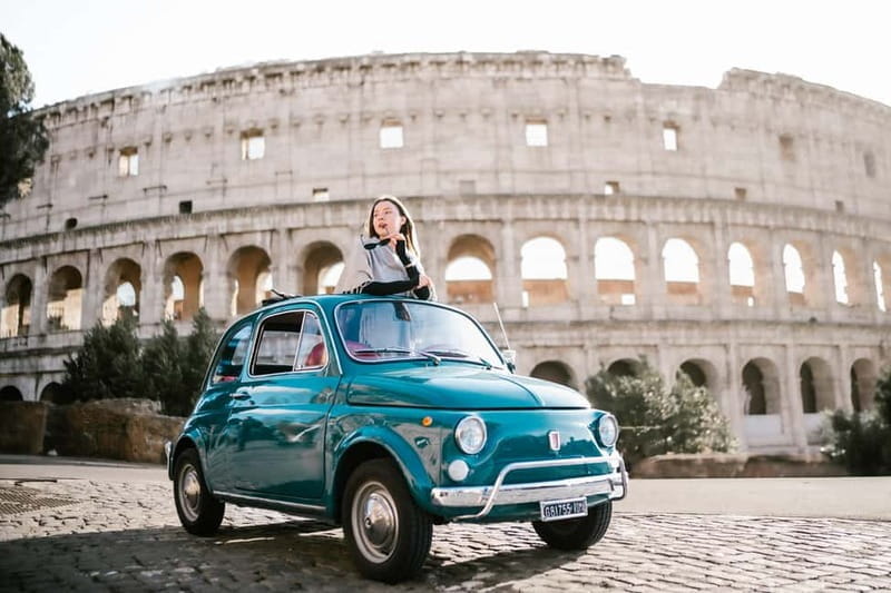 Rome: Private Fiat 500 or Vespa Wheely Tour with Photoshoot - Key Points / Takeaways