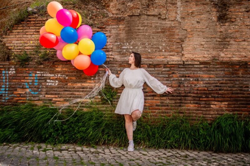 Rome: Professional Photoshoot With Balloons - Key points / Takeaways