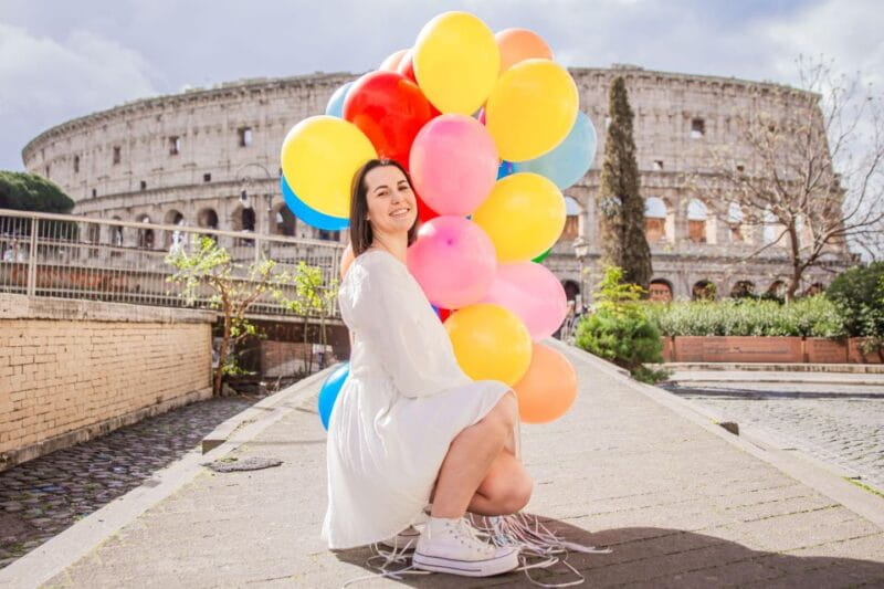 Rome: Professional Photoshoot With Balloons - FAQ