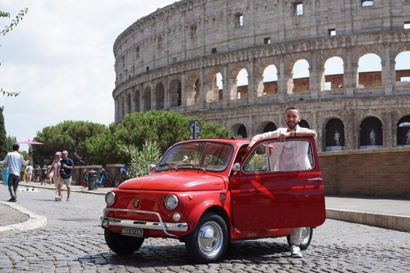 Rome: Retro Fiat500 Car Tour with Professional Photos - Key Points / Takeaways