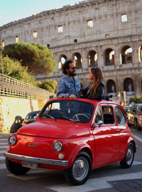 Rome: Retro Fiat500 Car Tour with Professional Photos - Authenticity and Experience