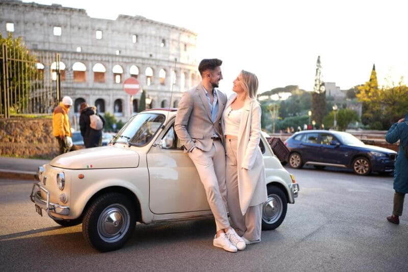 Rome: Retro Fiat500 Car Tour with Professional Photos - FAQ
